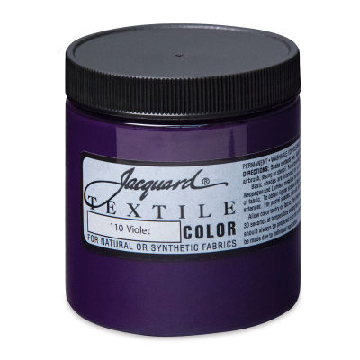 Jacquard Textile Color - Violet, 8 oz jar