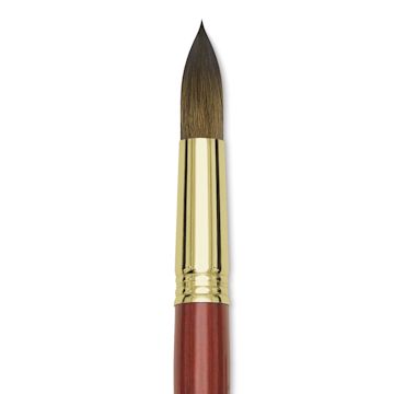 Open in modal - Blick Master Kolinsky Sable Brush - Round, Long Handle, Size 20 close up