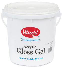 Utrecht Acrylic Medium - Gloss Gel Medium, Gallon
