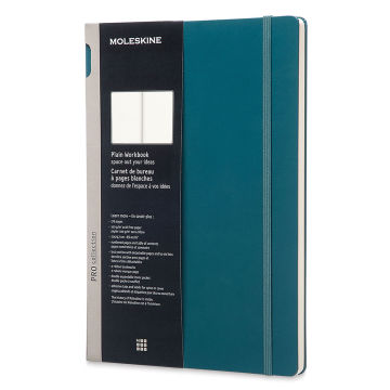 Moleskine Pro Collection Workbook - Hardcover, Green, Blank, 11-3/4" x 8-1/4"