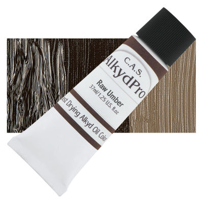CAS AlkydPro Fast-Drying Alkyd Oil Color - Raw Umber, 37 ml tube