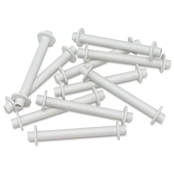 Open in modal - Schacht Hand Bobbin Winder - Package of 10 bobbins piled loosely
