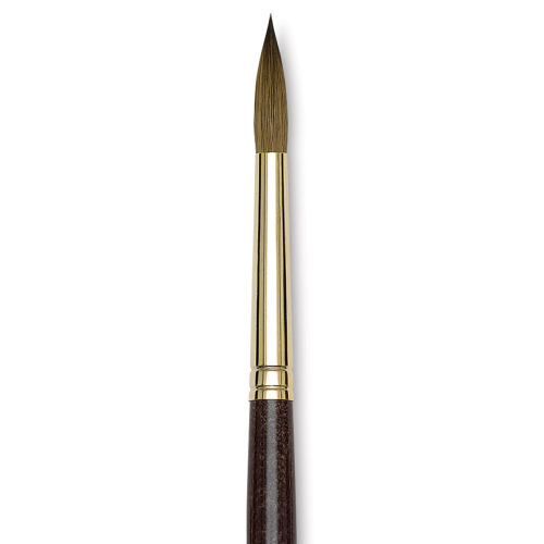 Da Vinci Kolinsky Red Sable Brush - Extra Long Pointed Liner, Long Handle, Size 10