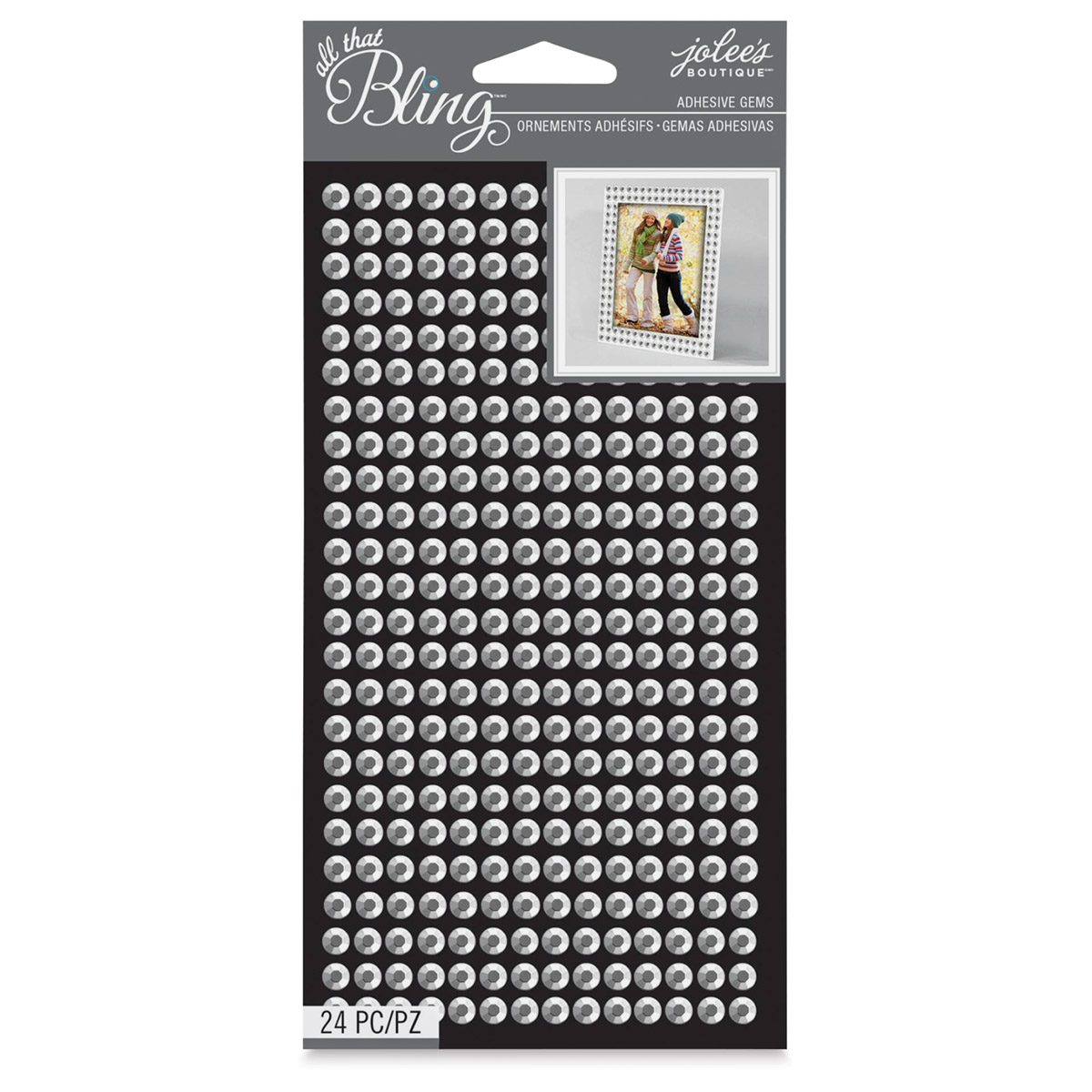 Jolee's Boutique All That Bling Adhesive Gems Silver