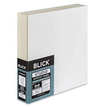 Open in modal - Blick Studio Artists' Board - 8" x 8" x 1-1/2", Gallery