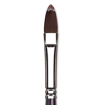 Open in modal - Winsor & Newton Galeria Brush - Filbert, Long Handle, Size 12
