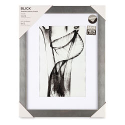 Blick Sheffield Frame - Silver w/ White Mat, 12" x 16"