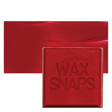 Enkaustikos Wax Snaps Encaustic Paints - Quinacridone Red, 40 ml cake