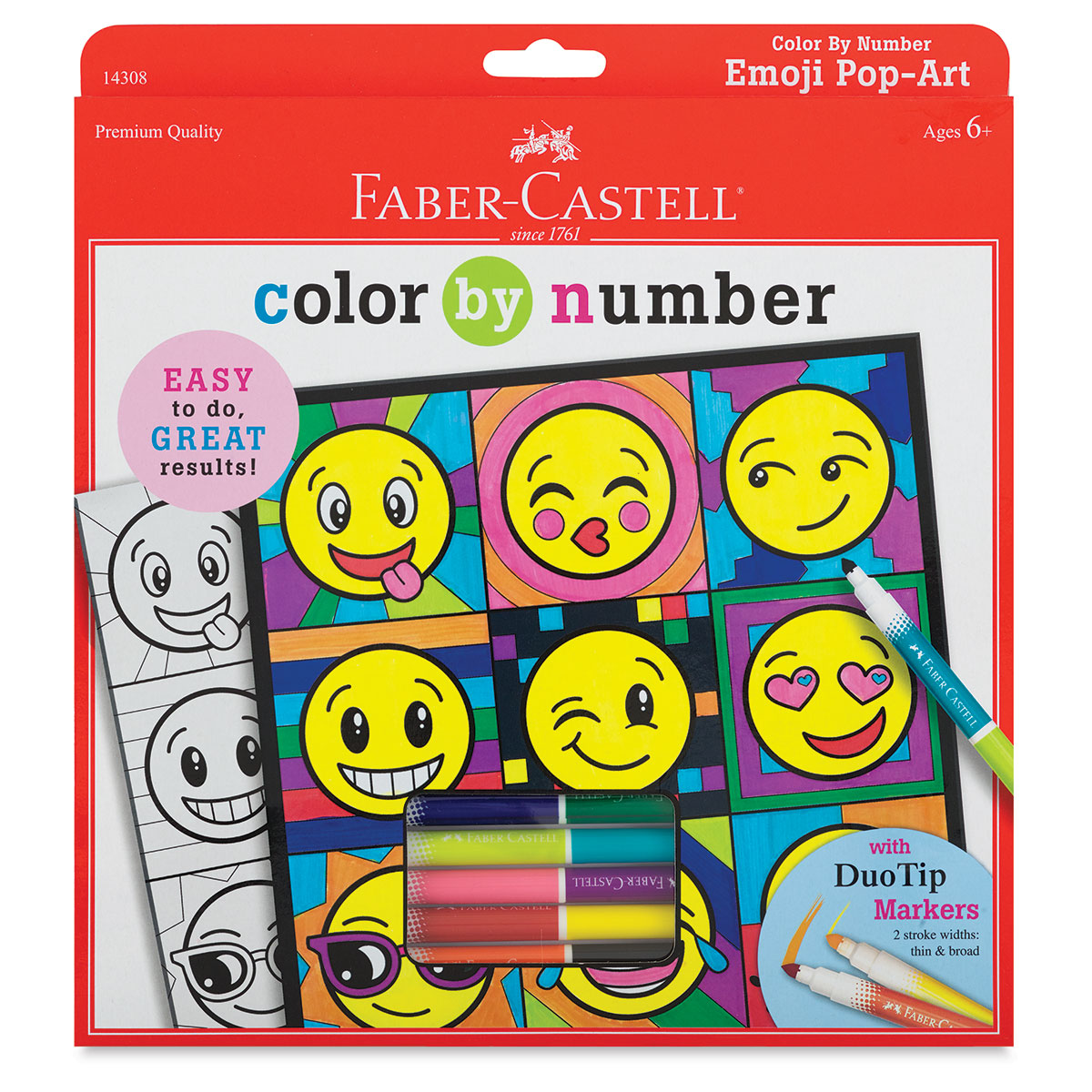 FABER-CASTELL Color by Number with Markers Kits