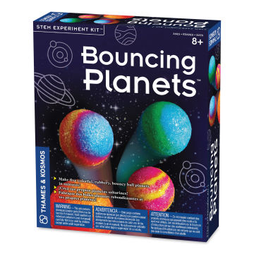Thames & Kosmos Bouncing Planets STEM Experiment Kit (front of box)