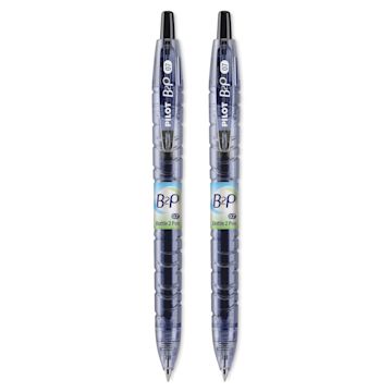 Open in modal - Pilot Begreen Bottle 2 Pen Rollerball Gel Pens - 0.7 mm, Black, Pkg of 2