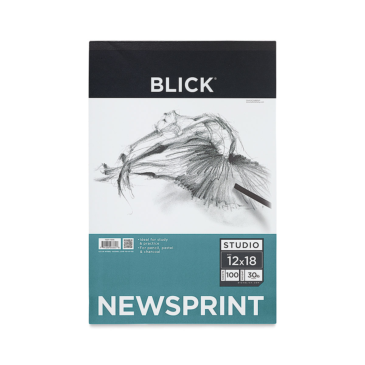 Blick Studio Newsprint Pad - 12 inch x 18 inch, 100 Sheets, Other