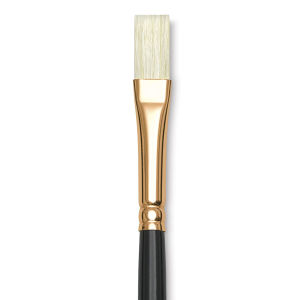 Raphael Paris Classic Brush - Flat, Long Handle, Size 4