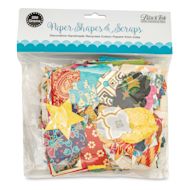 Black Ink Paper Shapes and Scraps