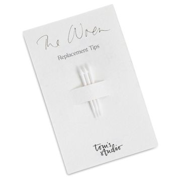 Open in modal - Tom’s Studio Wren Writing Pen Tip Replacements - Pkg of 3, in packaging