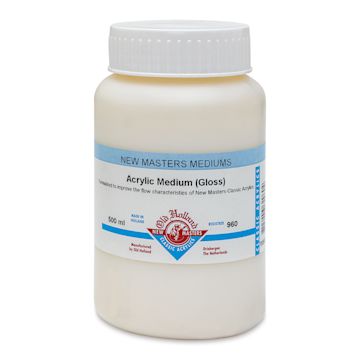 Open in modal - Old Holland New Masters Acrylic Medium - Gloss, 500 ml jar