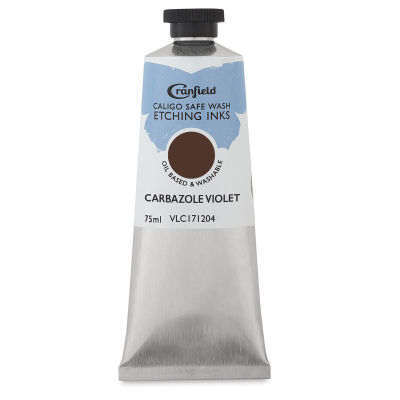 Cranfield Caligo Safe Wash Etching Ink - Carbazole Violet, 75 ml Tube