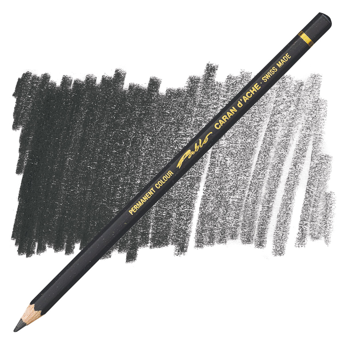 Caran d'Ache : Pablo Colored Pencil : Ivory Black 496