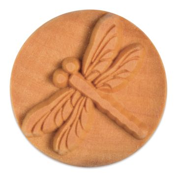 Open in modal - MKM Pottery Tools Round Stamp - SCL-005, Dragonfly, Large