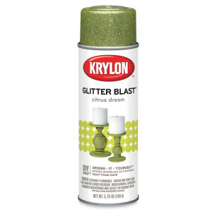 Krylon Glitter Blast Spray Paint - Citrus, 5.75 oz can