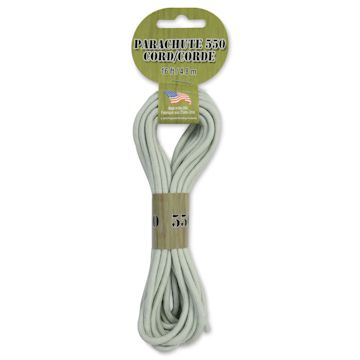Open in modal - Pepperell Parachute 550 Cord - Gunmetal, 16 ft - front of packaging