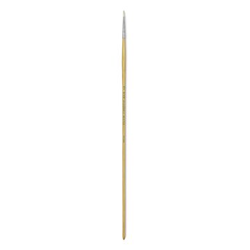 Open in modal - Blick Academic Bristle Brush - Round, Long Handle, Size 0