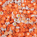 John Bead Craft Beads Disc Mix - Orange