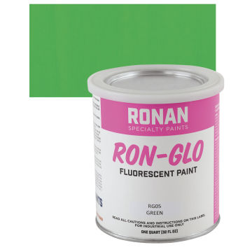 Ronan RON-GLO Fluorescent Paints - Green, Quart Comp