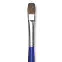 Blick Scholastic Red Sable Brush - Filbert, Long Handle, Size 10