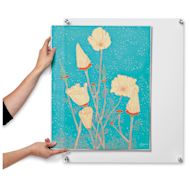Wexel Art Single Panel Acrylic Display Frame - 19" x 23", Silver Hardware