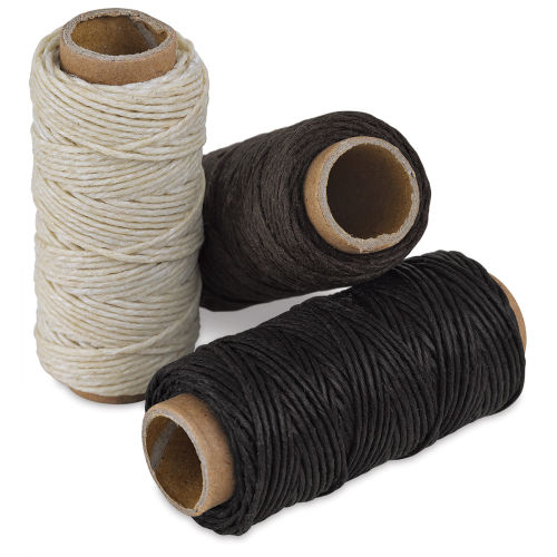 Books By Hand Waxed Linen Thread - Neutral Pack, 20-yard Spools, Pkg of 3
