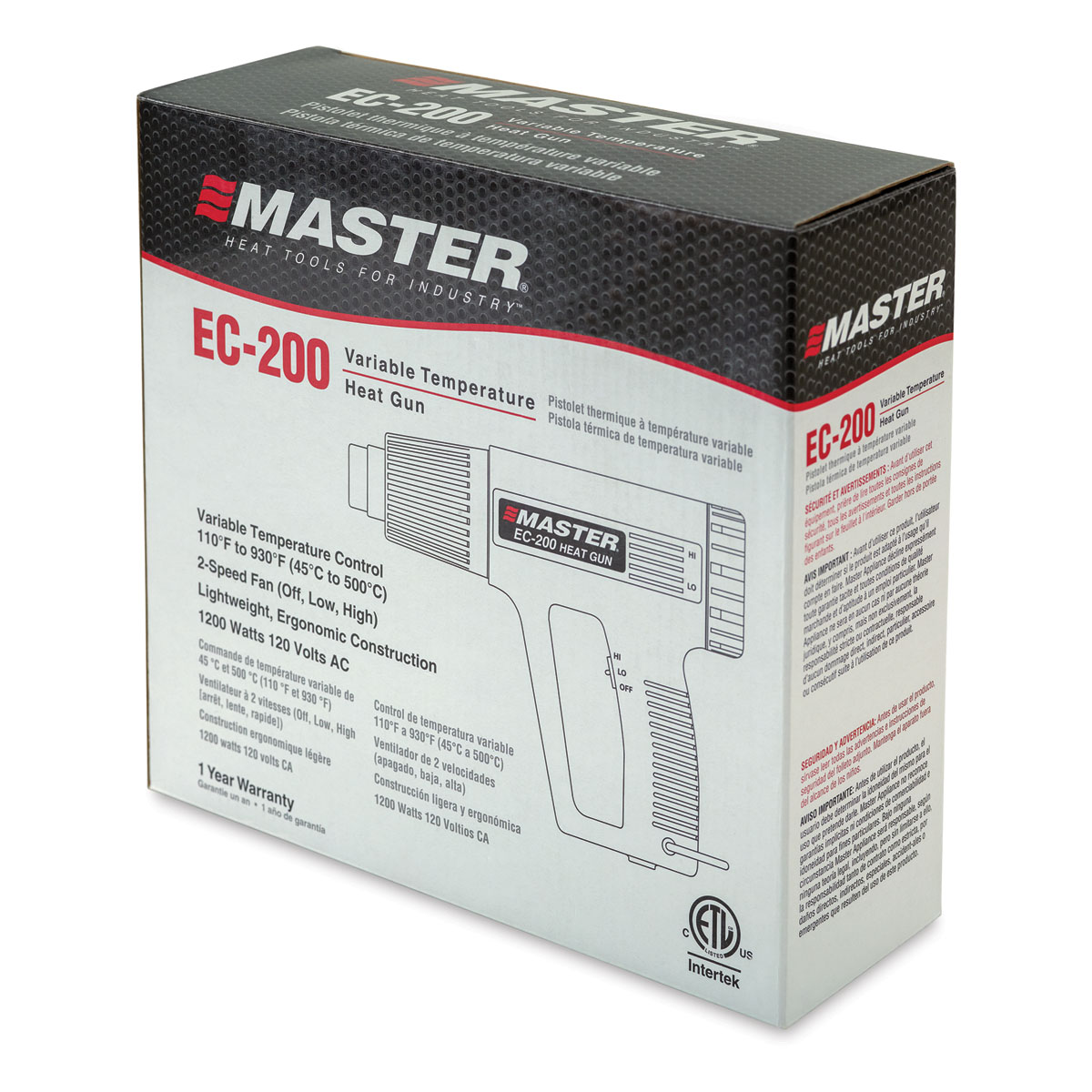 Master Appliance EC-Mini EC-Mini Heat Gun, with shrink attachment, 120V
