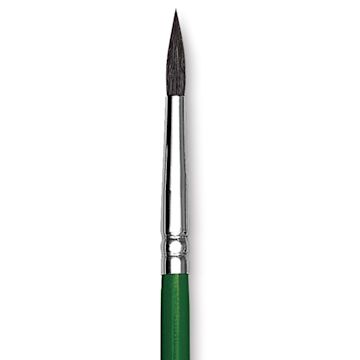 Open in modal - Blick Economy Camel Hair Brush - Round, Short Handle, Size 4 close up