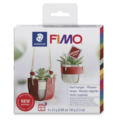 Staedtler Fimo Leather Effect Plant Hanger Kit - Front of package
