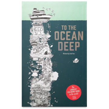 To the Ocean Deep Coloring Book, Front cover