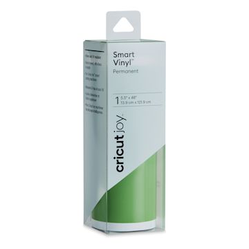 Open in modal - Cricut Joy Permanent Smart Vinyl - Lime Green, 5-1/2" x 48", Roll (In packaging)