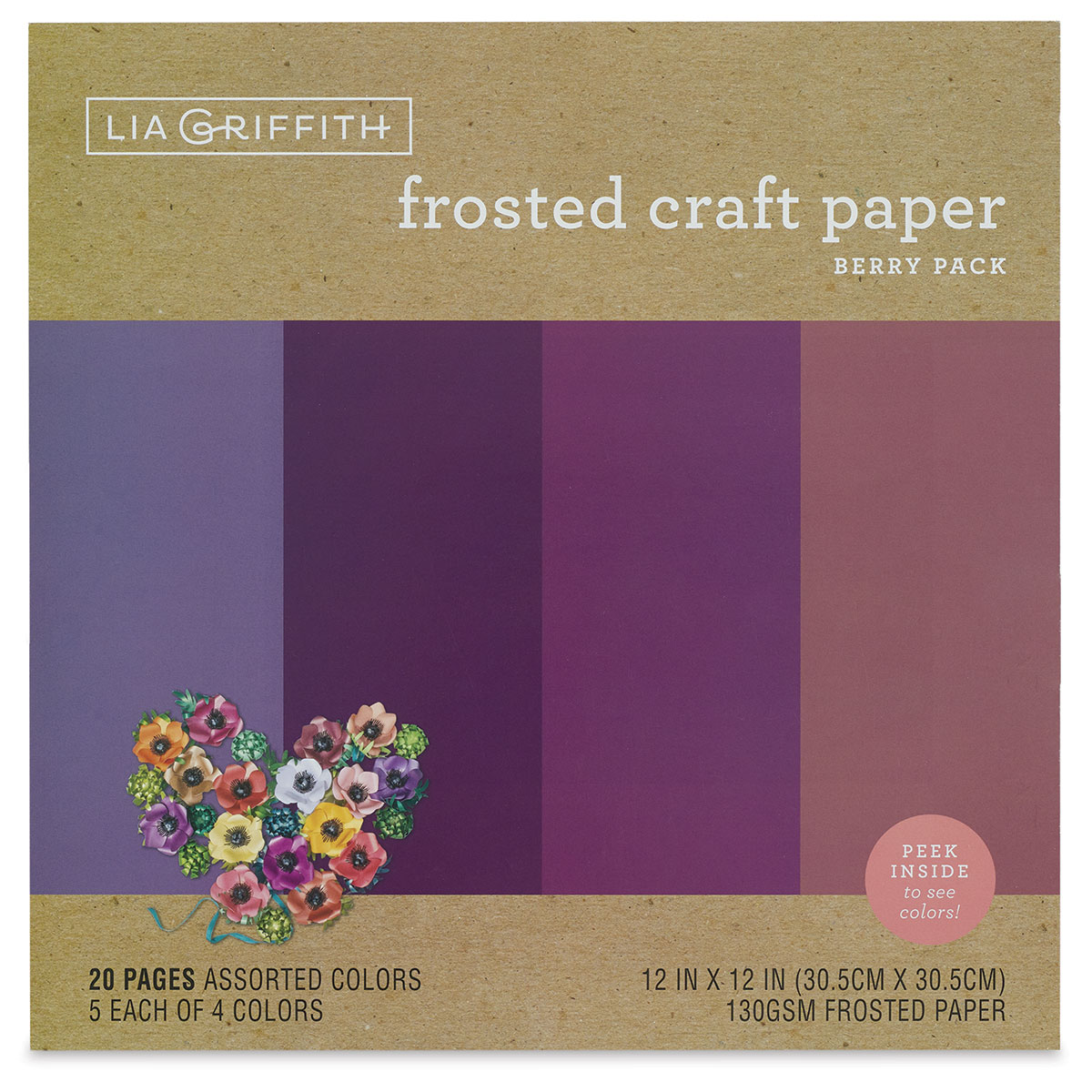 Lia Griffith Frosted Craft Papers