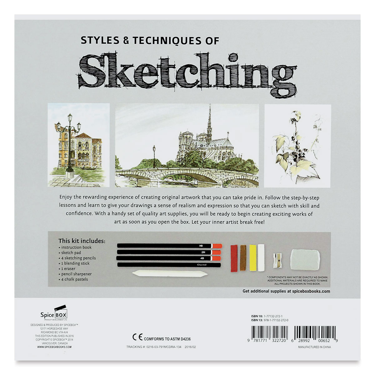 SpiceBox Master Class Styles and Techniques of Sketching Kit