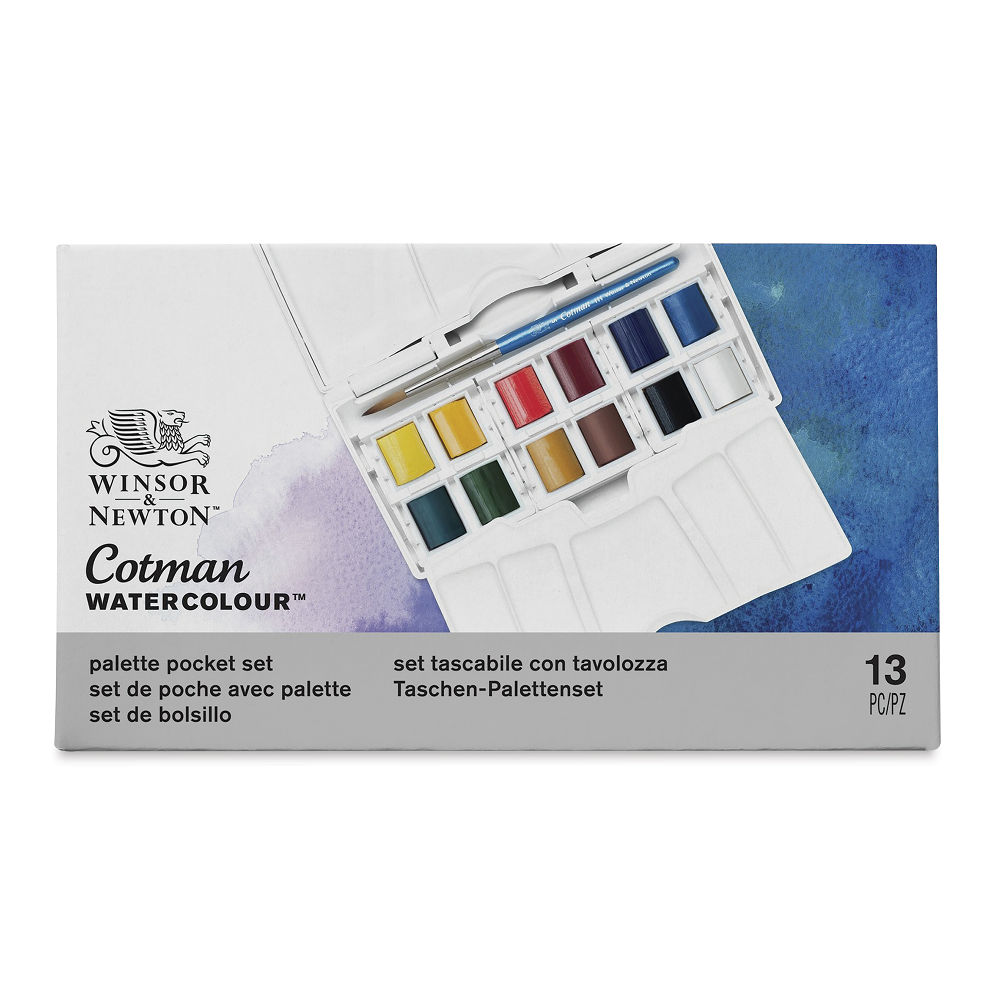 Winsor & Newton Cotman Watercolor Paint Set, Customisable Travel Tin, 12  Half Pan