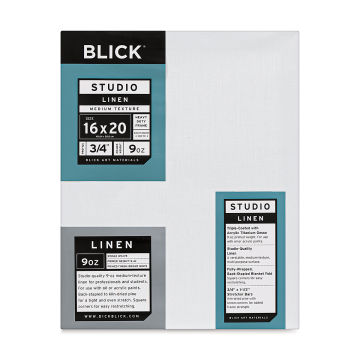 Blick Studio Linen Stretched Canvas - 16" x 20", Traditional 3/4" Profile
