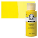 FolkArt Matte Acrylic Paint - Medium Yellow, 2 oz, Bottle