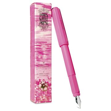 Open in modal - Ferris Wheel Press Carousel Fountain Pen - Malibu Blush, Fine, pen with box