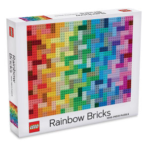 LEGO Rainbow Bricks 1,000 Piece Puzzle, In Box