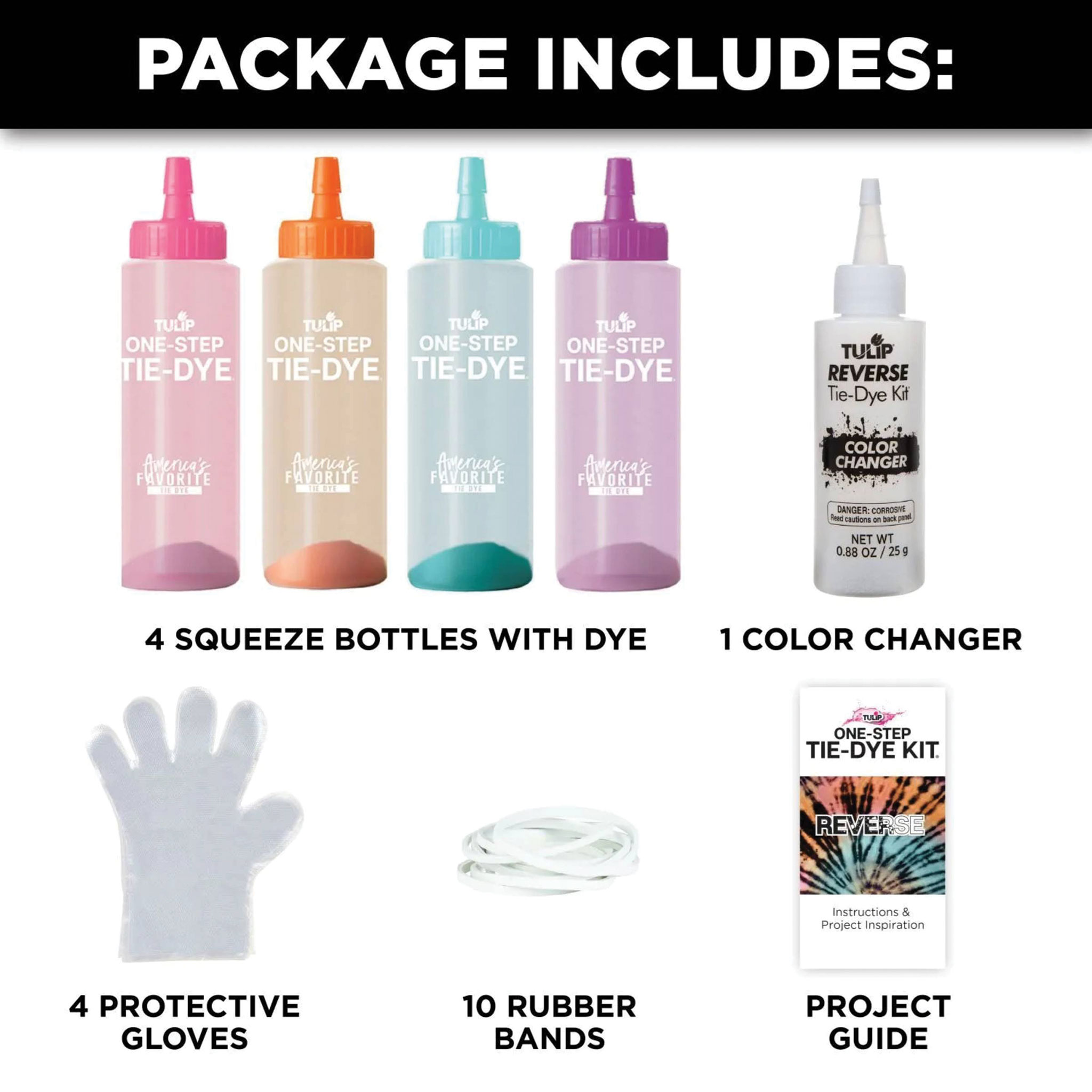 Tulip Two-Minute Tie-Dye Kits