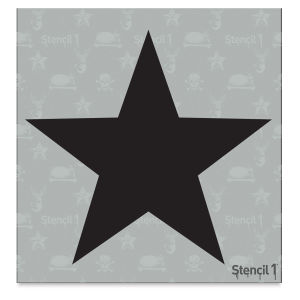 Stencil1 Stencil - Star, 5-3/4'' x 6''