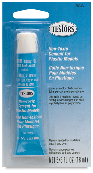 Testors Plastic Cement - 5/8 oz tube