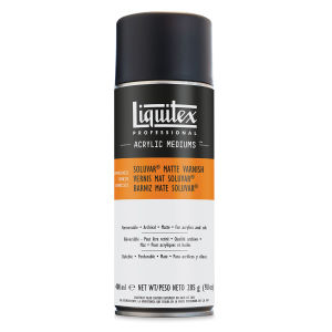 Liquitex Soluvar Varnish Spray - Matte, 10.4 oz Spray Can