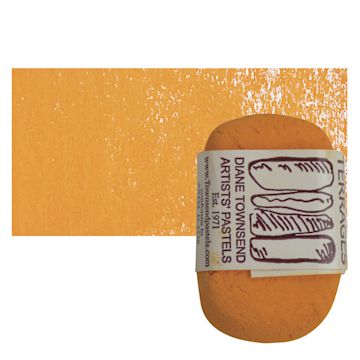Open in modal - Townsend Terrages Pastel - Cadmium Orange 63 pastel and swatch