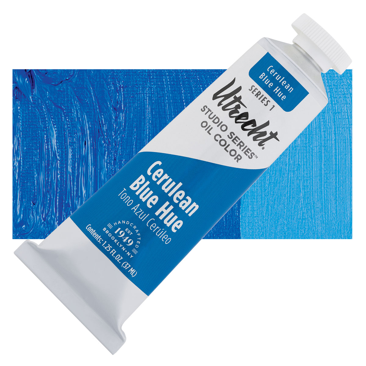 Utrecht Studio Series Oil Paint - Cerulean Blue Hue, 37 mL, Tube