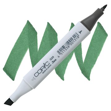 Open in modal - Copic Classic Marker - Pine Tree Green G29 marker and swatch